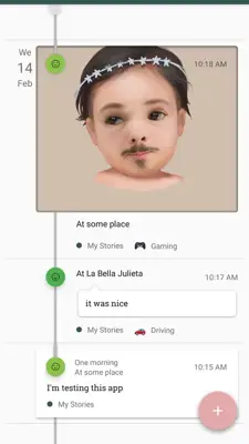 Stories – Timeline Diary android App screenshot 7